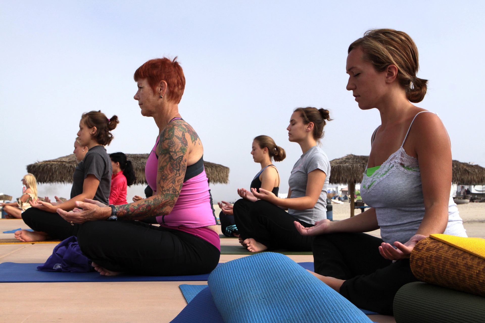group meditation in yoga